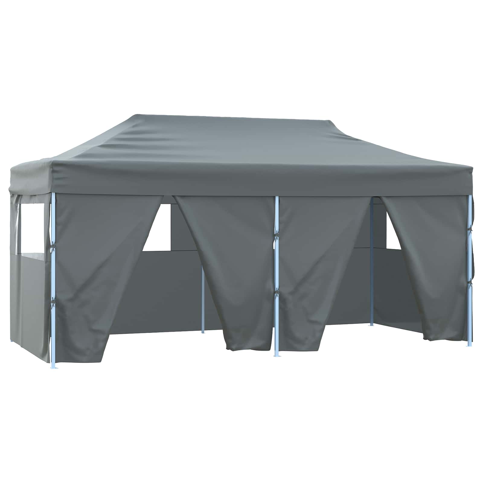 Partytent Antraciet 291 x 580 x 315 cm Oxford Stof image 1