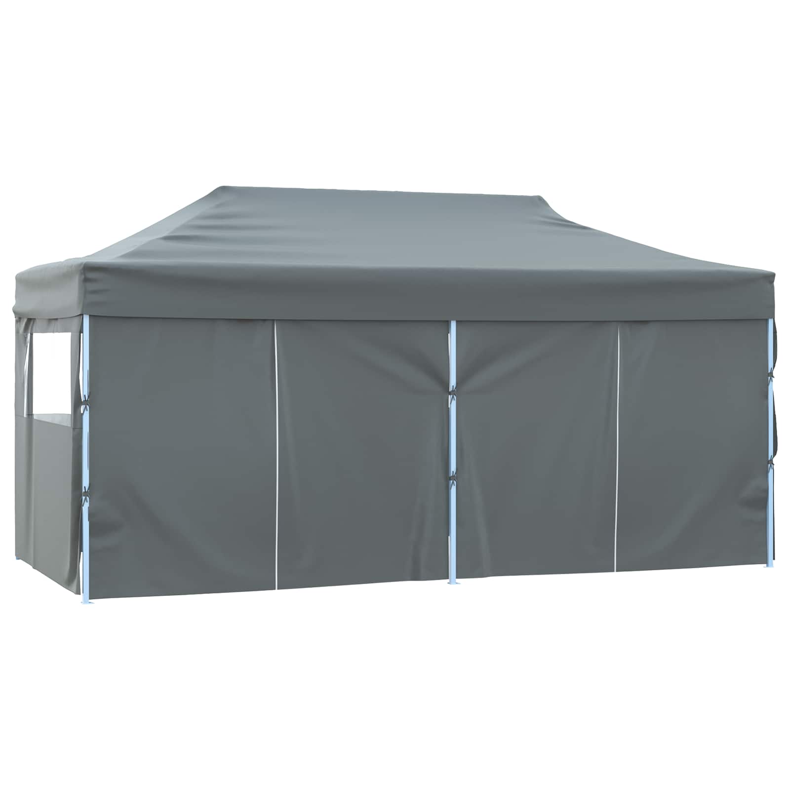 Partytent Antraciet 291 x 580 x 315 cm Oxford Stof image 3