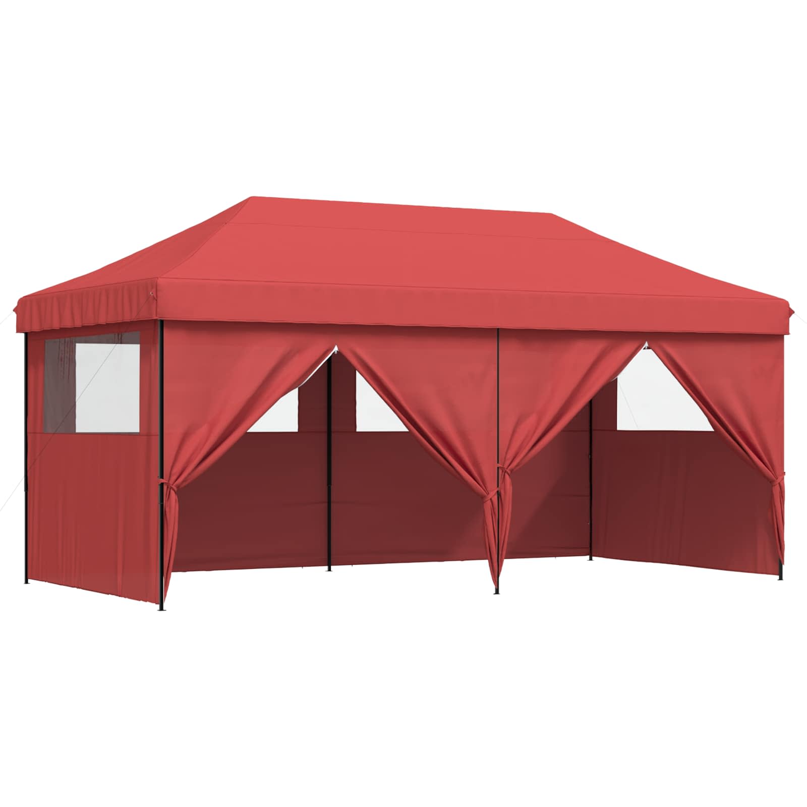 Partytent Bordeauxrood 292 x 580 x 315 cm Oxford Stof image 2