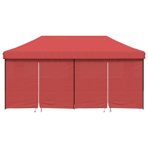 Party Stan 292 x 580 x 315 cm Vínová Oxford látka - obrázek 4