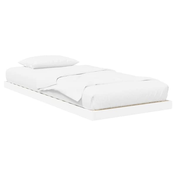 vidaXL P&otilde;randavoodiraam Valge 75 x 190 cm Tehispuit