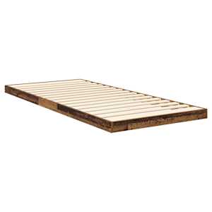Rám postele Staré dřevo 75 x 190 cm kompozitní dřevo - obrázek 8
