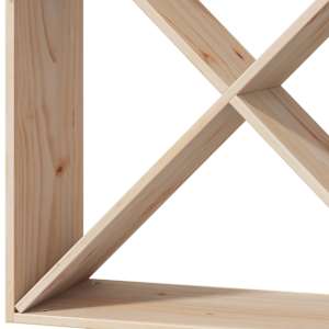 Stojan na víno 2 pcs Přírodní 62 x 25 x 62 cm - obrázek 8