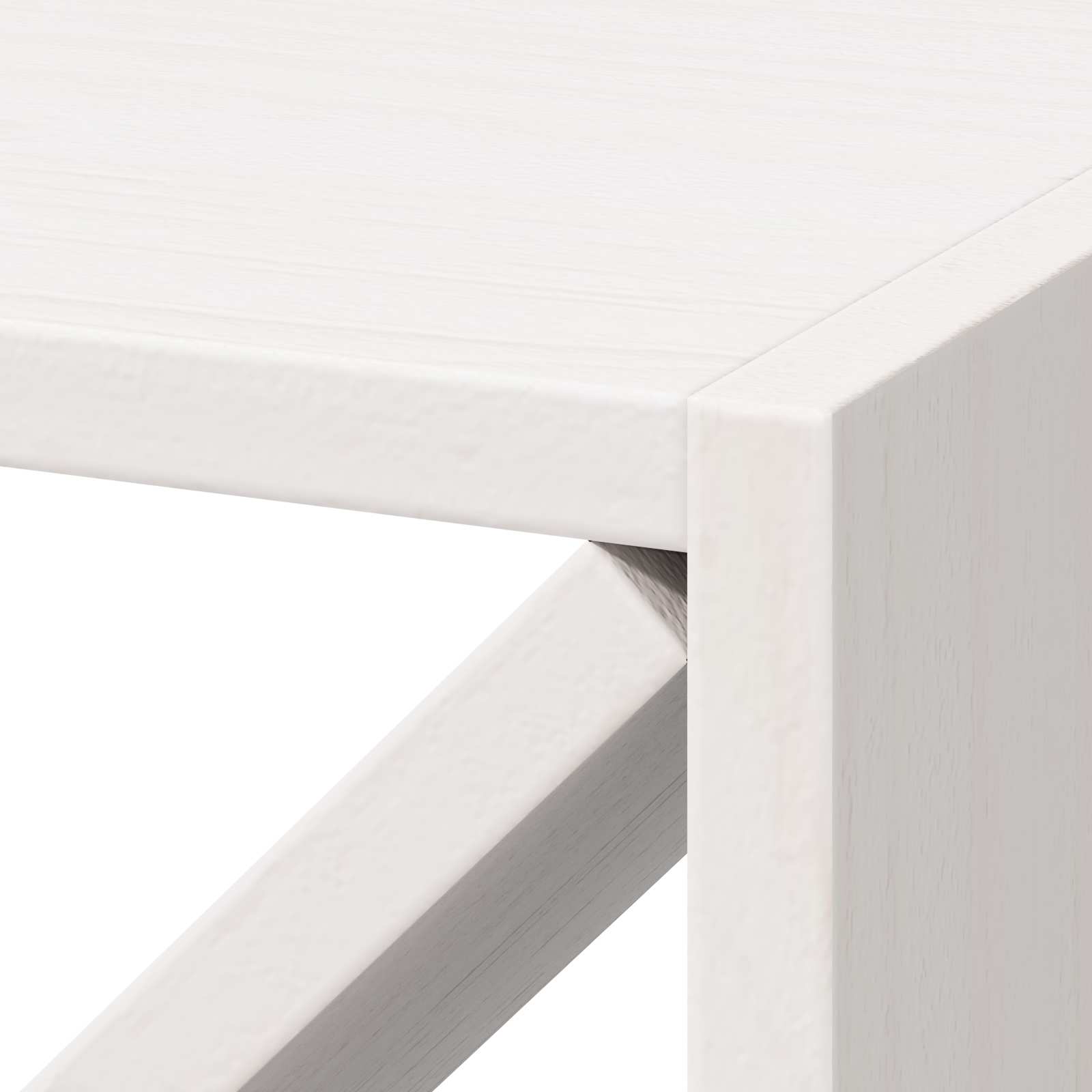 Viinipukki 2 pcs Valkoinen 62 x 25 x 62 cm Massiivinen mänty - Image 9