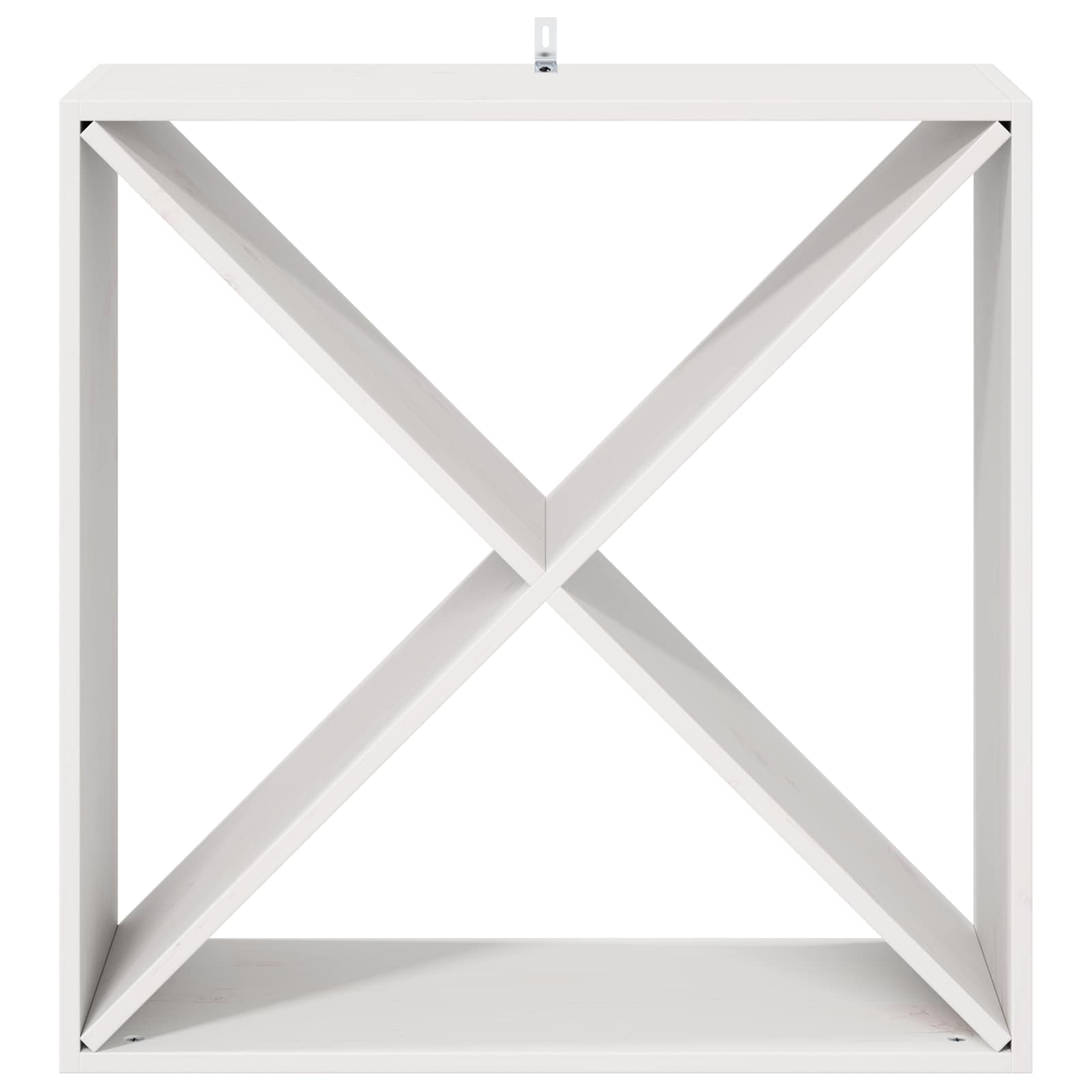 Viinipukki 4 pcs Valkoinen 62 x 25 x 62 cm Massiivinen mänty - Image 6