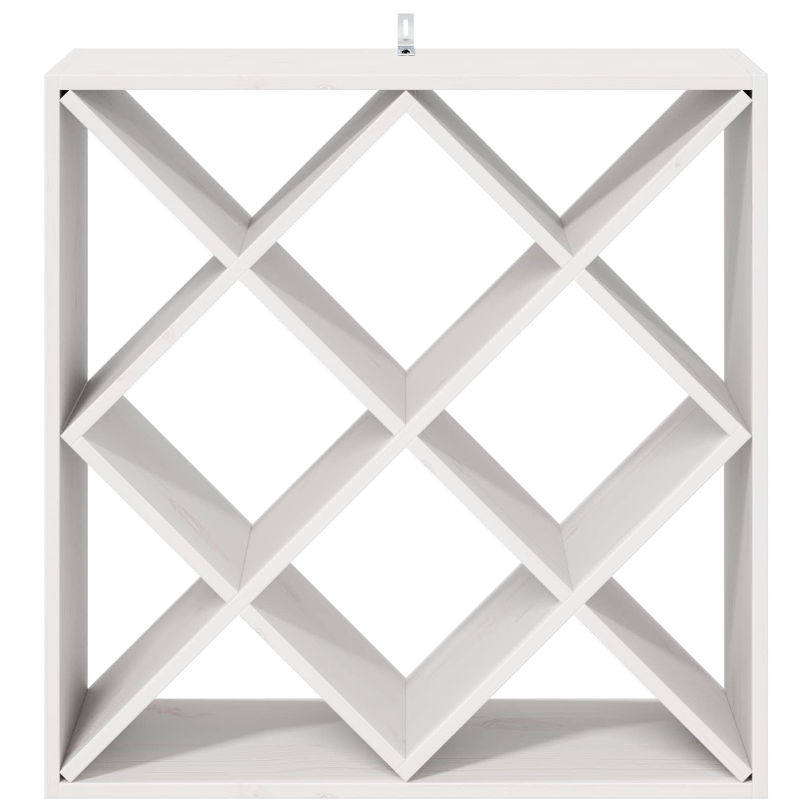 Viinipukki 2 pcs Valkoinen 62 x 25 x 62 cm Massiivinen mänty - Image 6