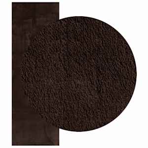 Kusové koberce Obdélníkový HUARTE Hnědá 250 x 80 cm Polyester - obrázek 3