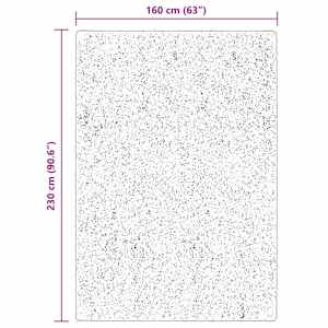 Kusové koberce Obdélníkový HUARTE Hnědá 230 x 160 cm Polyester - obrázek 10
