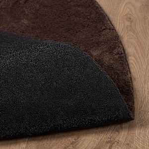 Kusové koberce Kulatý HUARTE Hnědá Ø 160 CM Polyester - obrázek 4