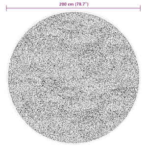 Kusové koberce Kulatý HUARTE Hnědá Ø 200 CM Polyester - obrázek 10