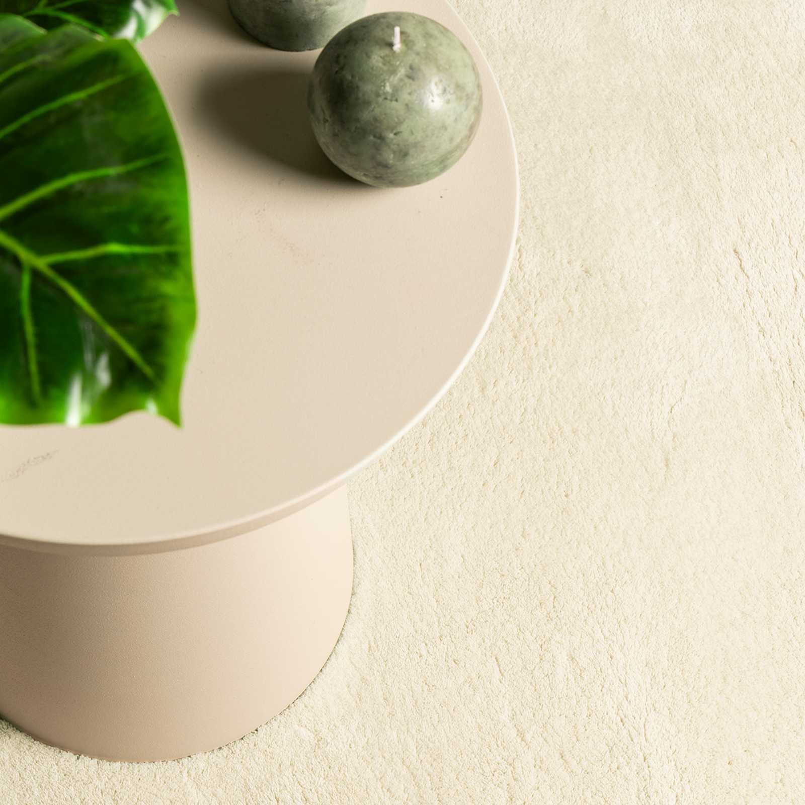 Vloerkleden Rechthoekig HUARTE Crème 1000 x 80 cm Polyester image 8