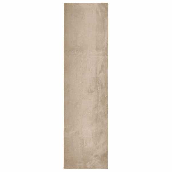 vidaXL Keskmine vaip pehme ja pestav HUARTE Liivakarva 80 x 400 cm