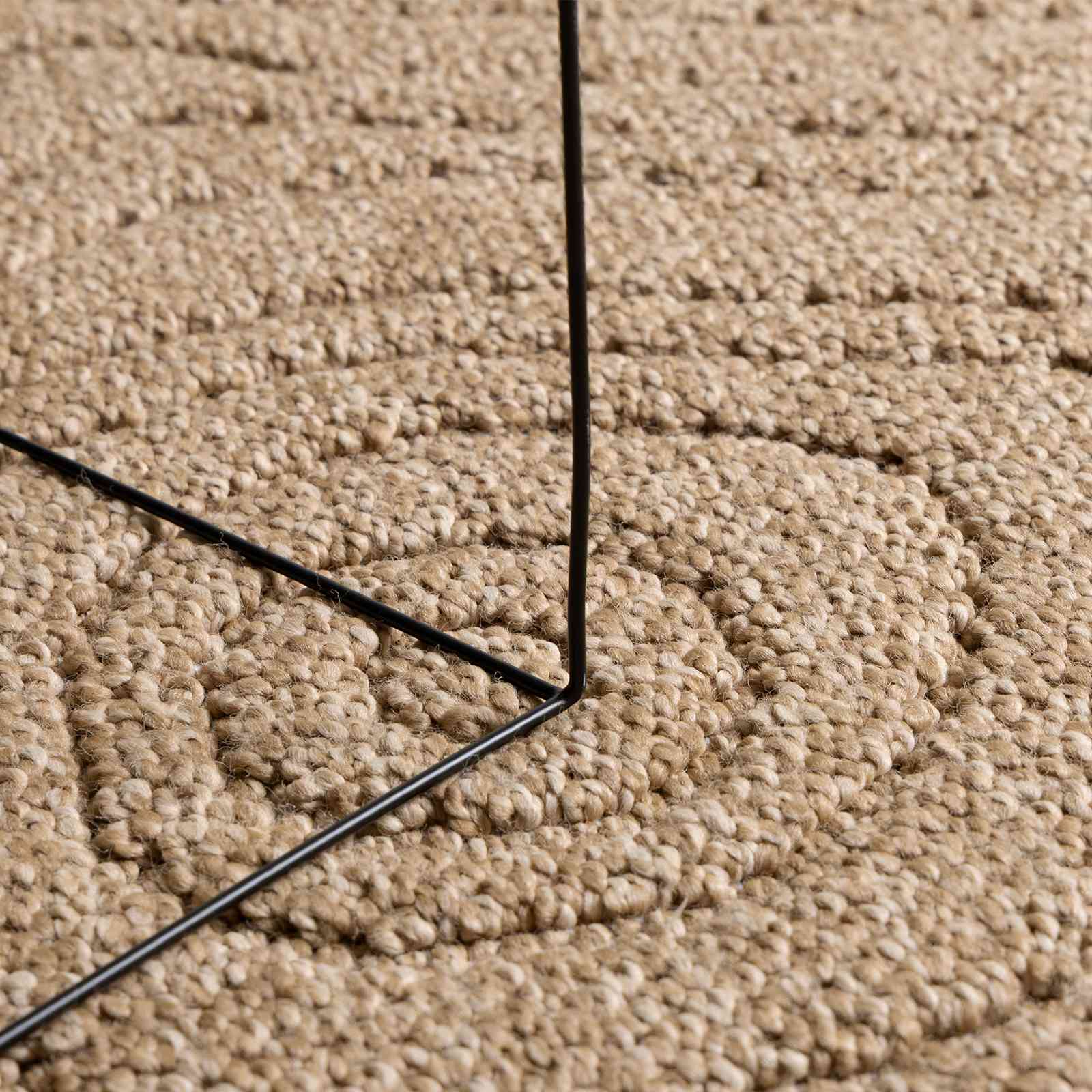 Preproge za površine Moiré HUARTE Naravna 200 x 80 cm Poliester - slika 5