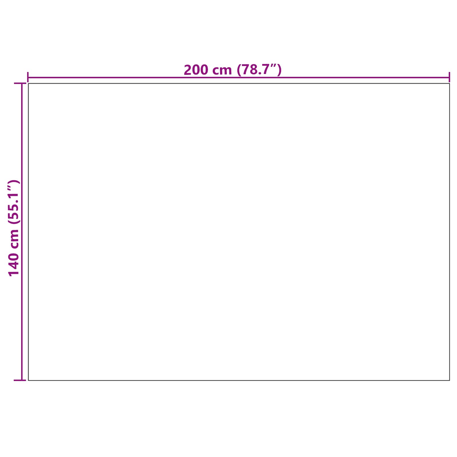 Preproge za površine HUARTE krema 200 x 140 cm Poliester - slika 8