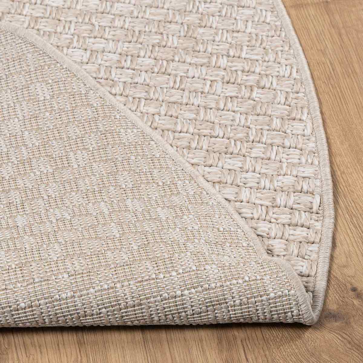 Områdetæpper Rund FARO Creme Polyester - Billede 2