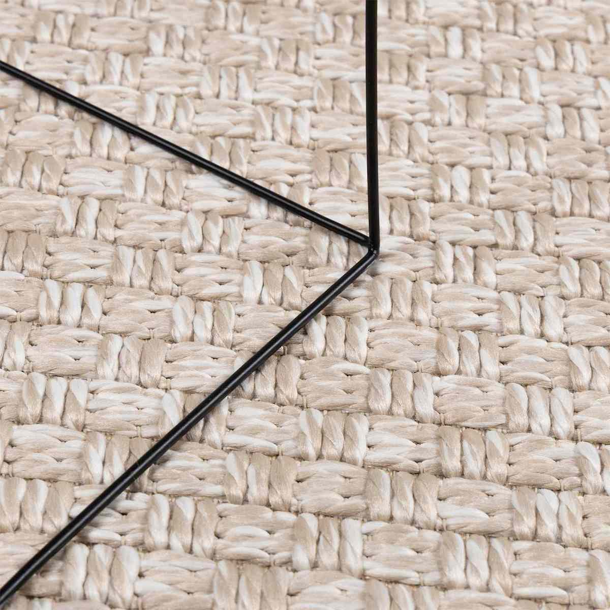 Områdetæpper Rund FARO Creme Polyester - Billede 3