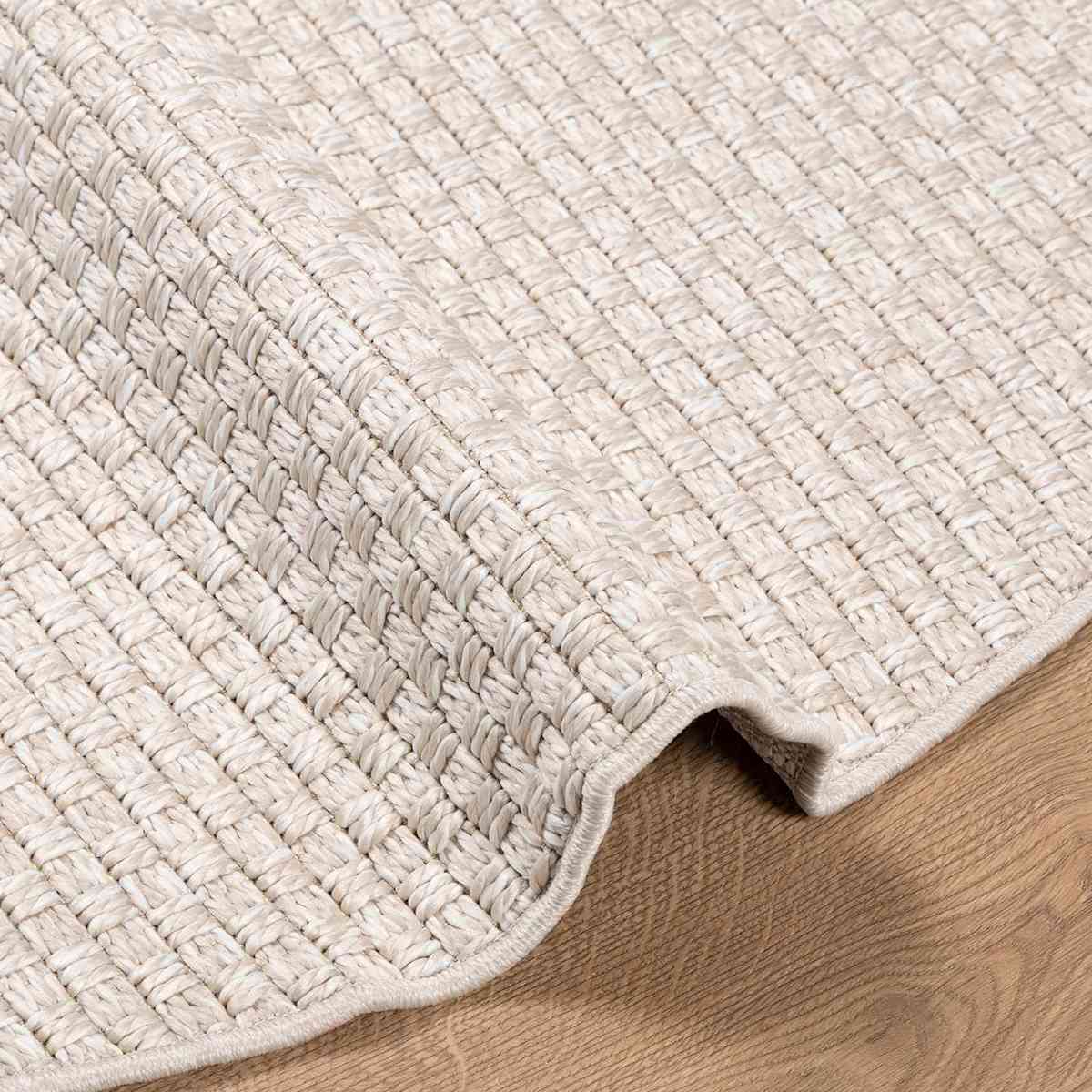 Områdetæpper Rund FARO Creme Polyester - Billede 4