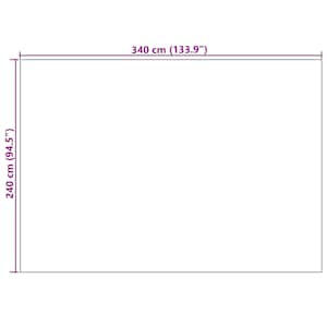 Kusové koberce PALMERAS Béžová 340 x 240 cm Polyester - obrázek 8