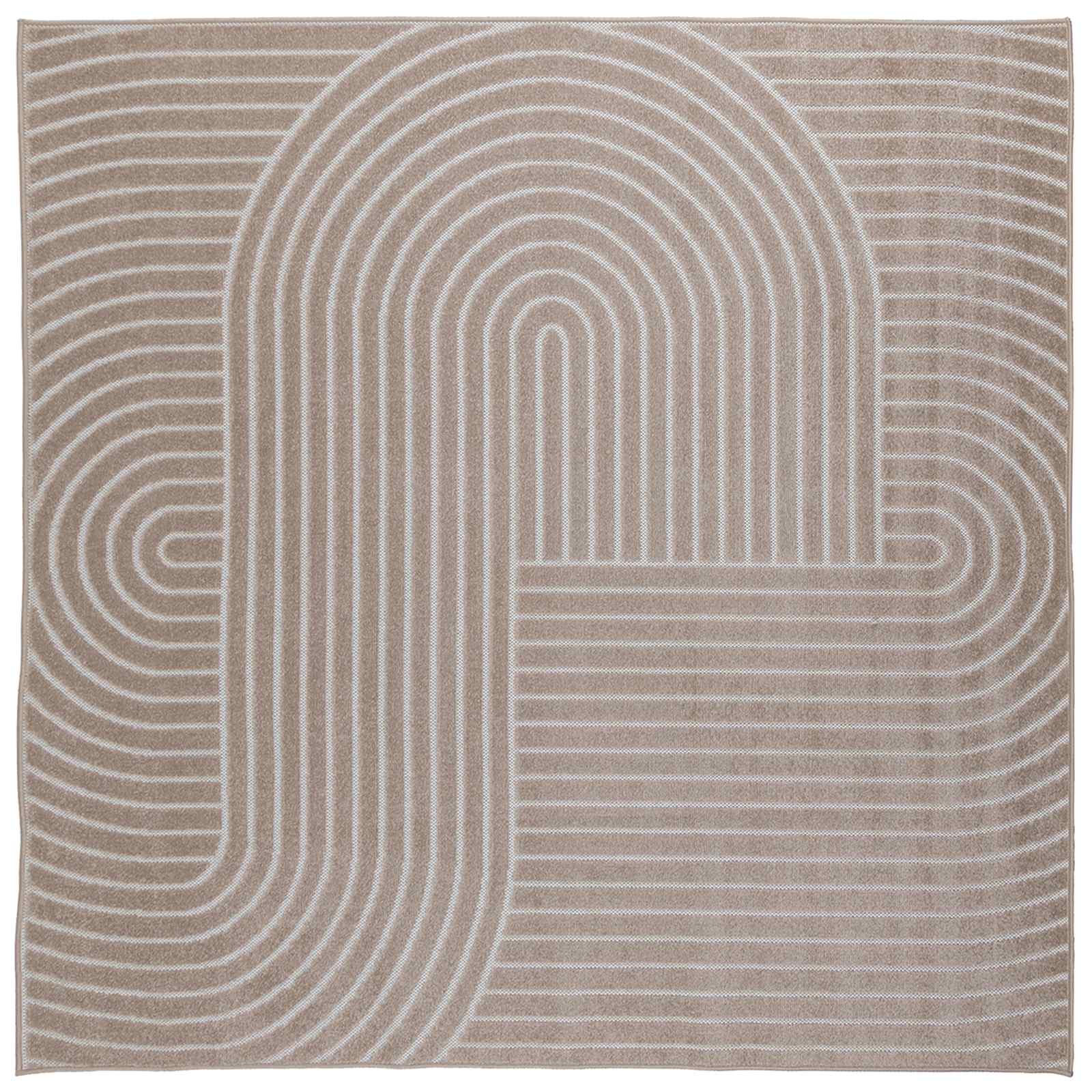 Thumbnail - vidaXL Bereichsteppiche Quadratisch HUARTE Beige 120 x 120 cm