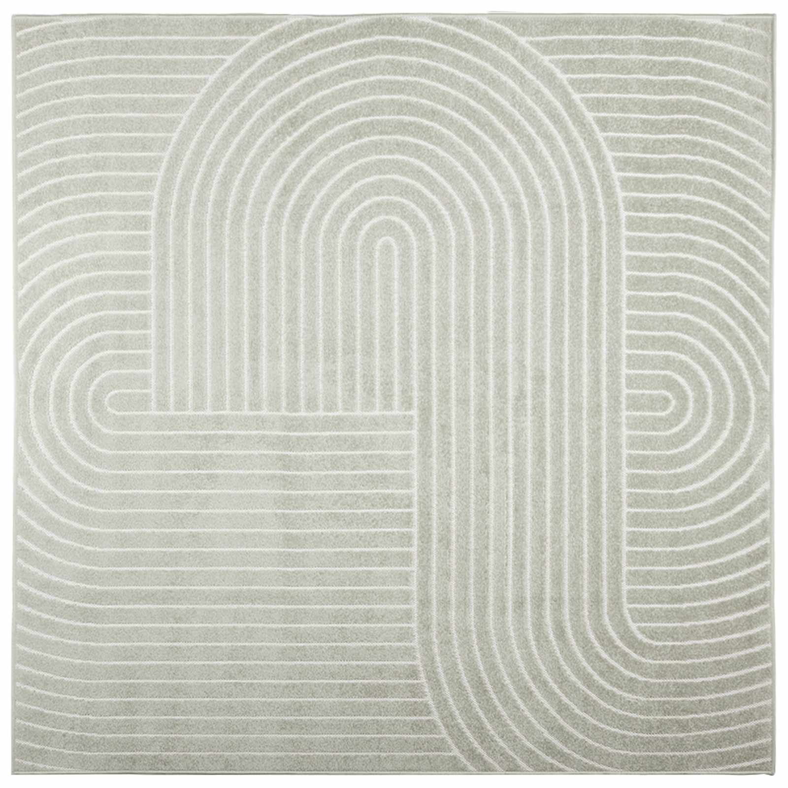vidaXL Koberec do interiéru a exteriéru PALMERAS Zelená 200 x 200 cm