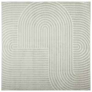 Kusové koberce Čtvercový PALMERAS Zelená 200 x 200 cm Polyester - obrázek 2