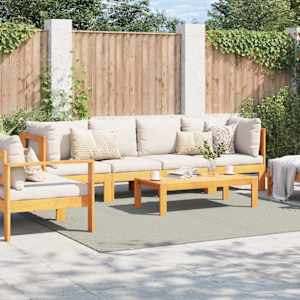 Kusové koberce Čtvercový PALMERAS Zelená 240 x 240 cm Polyester - obrázek 3