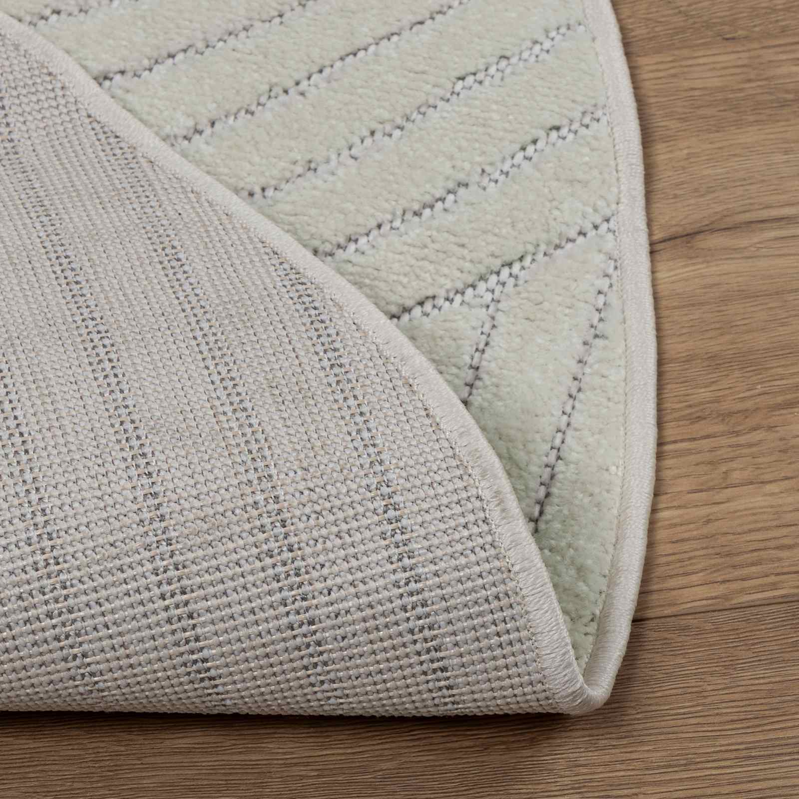 Vloerkleden Rond HUARTE Groen Ø 160 CM Polyester image 4