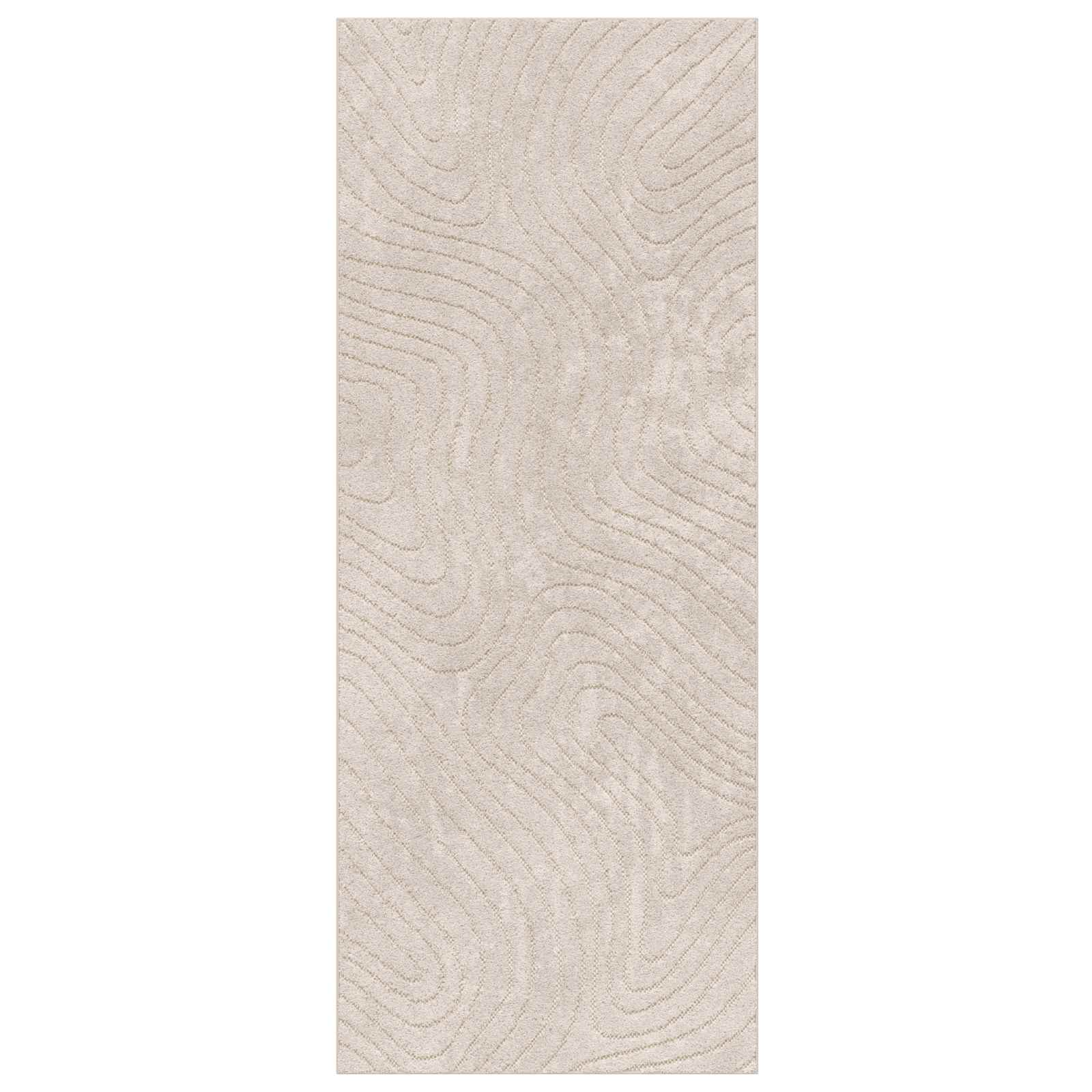 Vloerkleden Rechthoekig HUARTE Beige 150 x 80 cm Polyester image 2