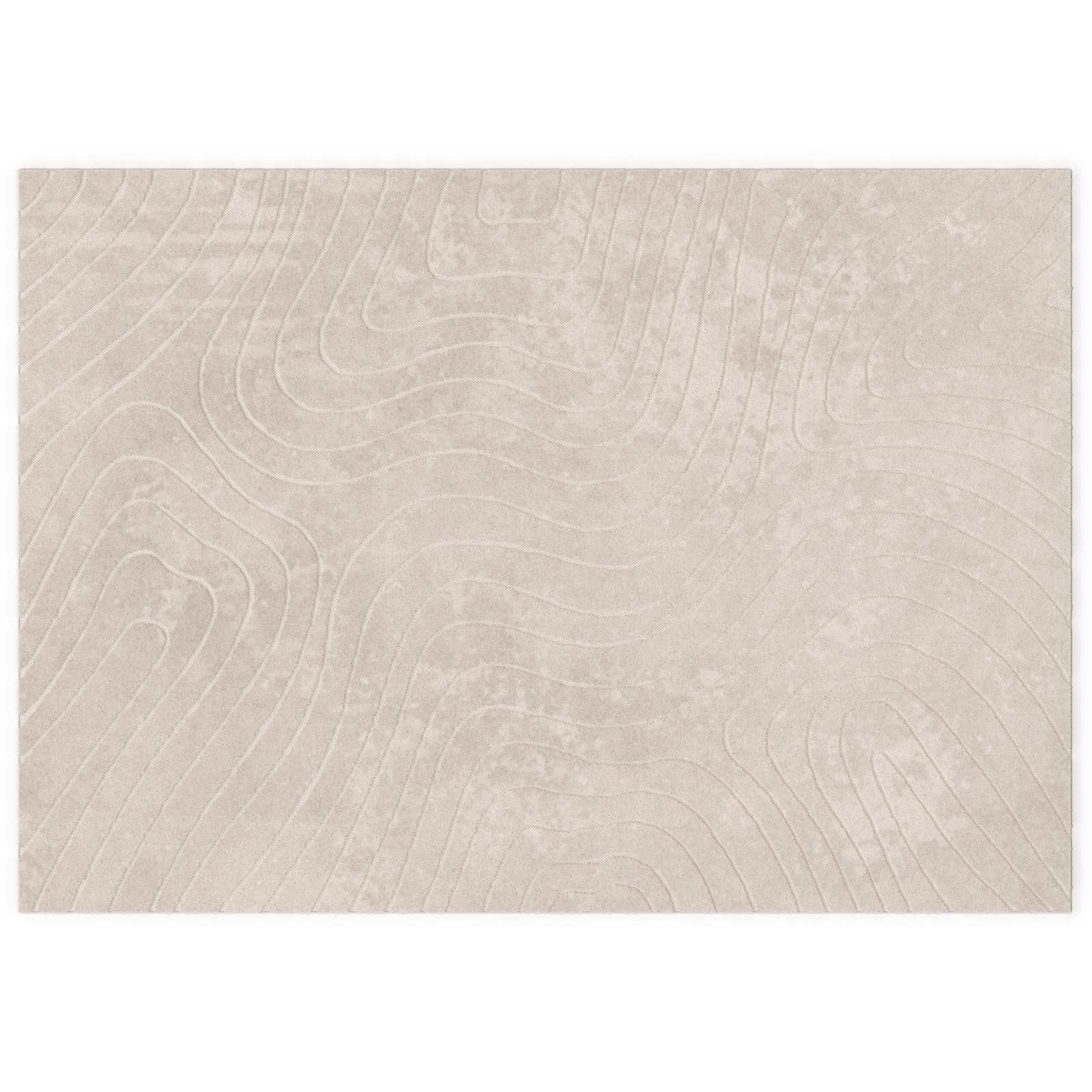 Vloerkleden Rechthoekig HUARTE Beige 340 x 240 cm Polyester image 2
