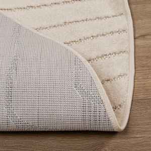 Kusové koberce Kulatý PALMERAS Béžová Ø 120 CM Polyester - obrázek 4