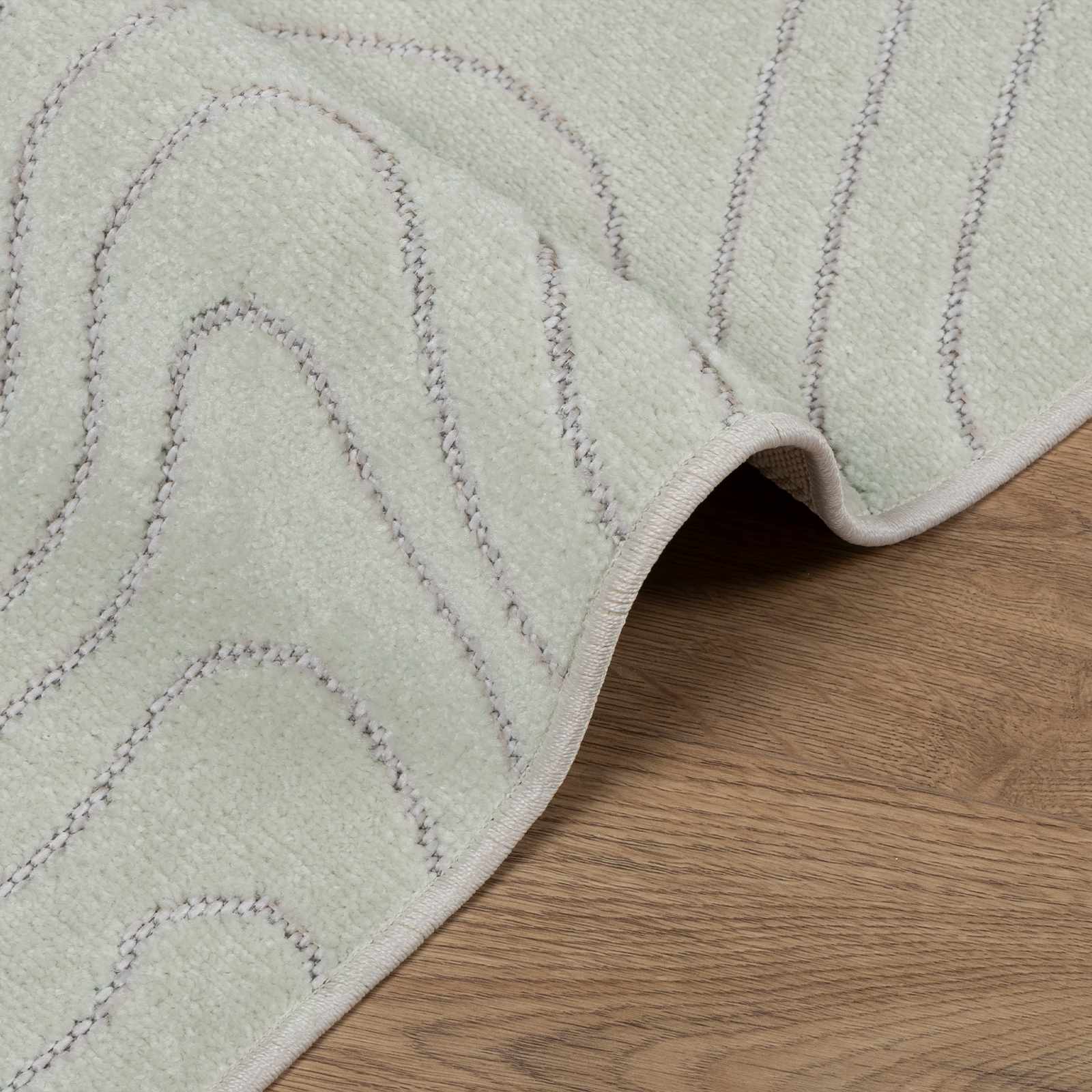 Vloerkleden Rechthoekig HUARTE Groen 340 x 240 cm Polyester image 6