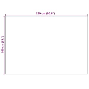 Kusové koberce PALMERAS Antracit 230 x 160 cm Polyester - obrázek 8