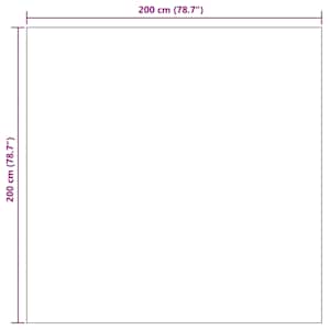 Kusové koberce PALMERAS Antracit 200 x 200 cm Polyester - obrázek 8