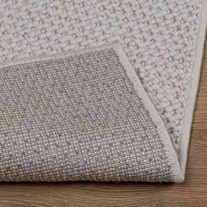 Kusové koberce Čtvercový LUGO Krémová 120 x 120 cm Polyester - obrázek 5