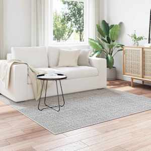 Kusové koberce Čtvercový LUGO Krémová 200 x 200 cm Polyester - obrázek 1