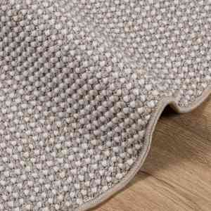Kusové koberce Kulatý LUGO Taupe Ø 120 CM Polyester - obrázek 5