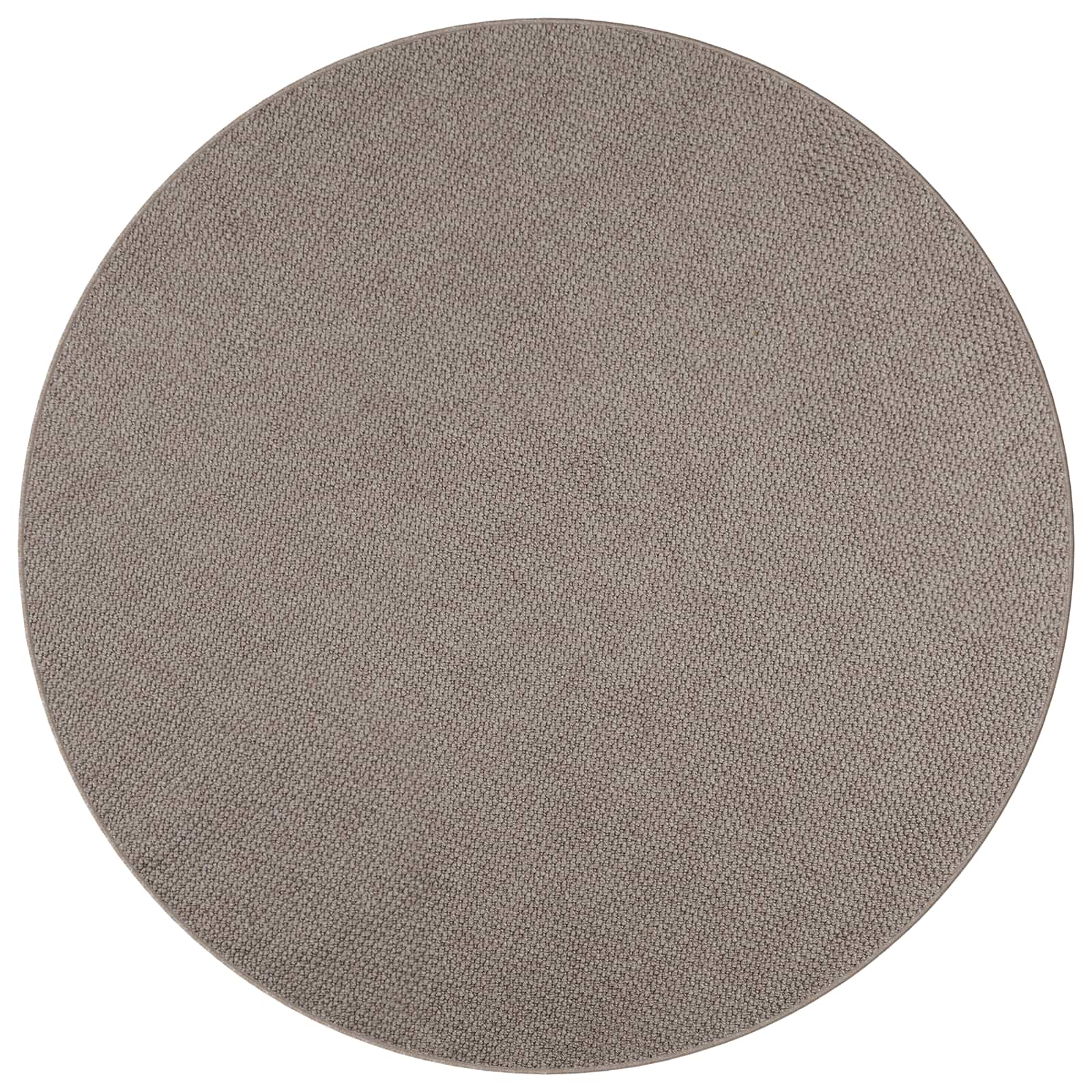 VidaXL Vloerkleden Rond Lugo Taupe Ø 160 Cm Polyester
