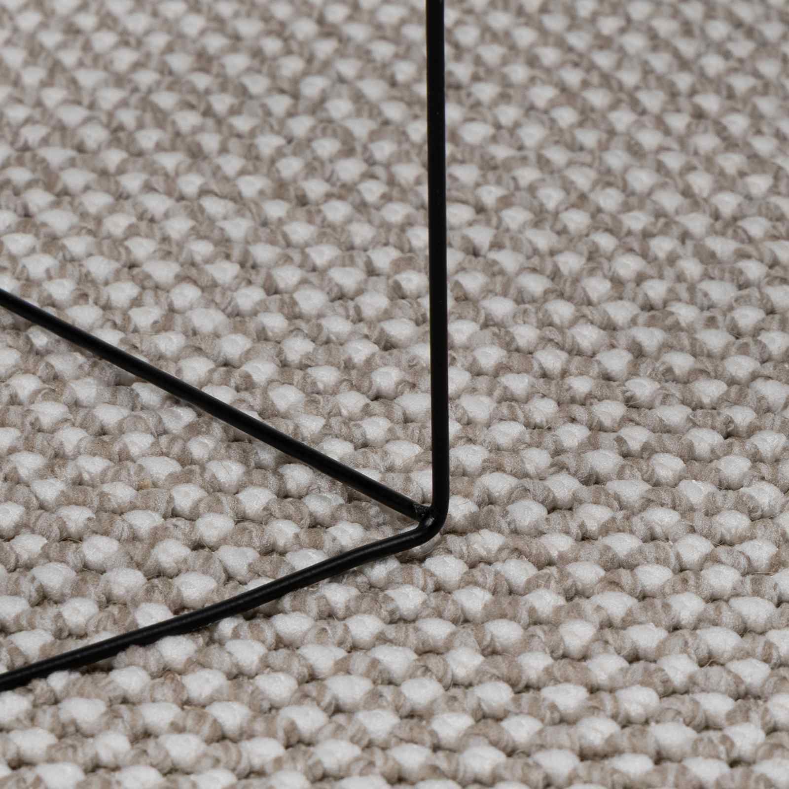 Vloerkleden LUGO Crème en Taupe 170 x 120 cm Polyester image 6