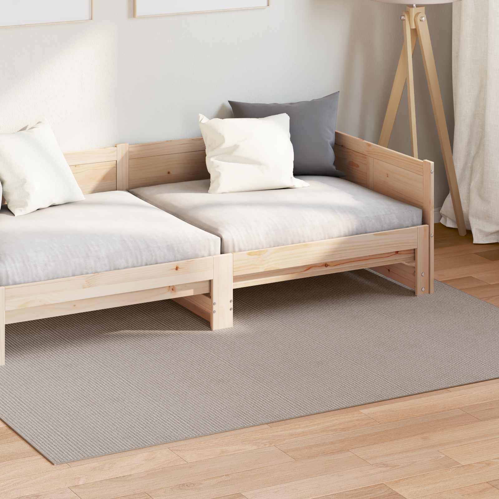 vidaXL Covoare de zonă Dreptunghiular Crem și Taupe 230 x 160 cm