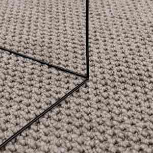 Kusové koberce LUGO Krémová a Taupe 120 x 120 cm Polyester - obrázek 5