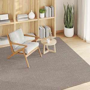 Kusové koberce LUGO Krémová a Taupe 120 x 120 cm Polyester - obrázek 3