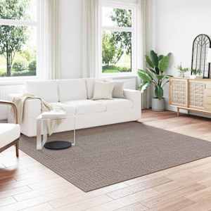 Kusové koberce LUGO Krémová a Taupe 240 x 240 cm Polyester - obrázek 1