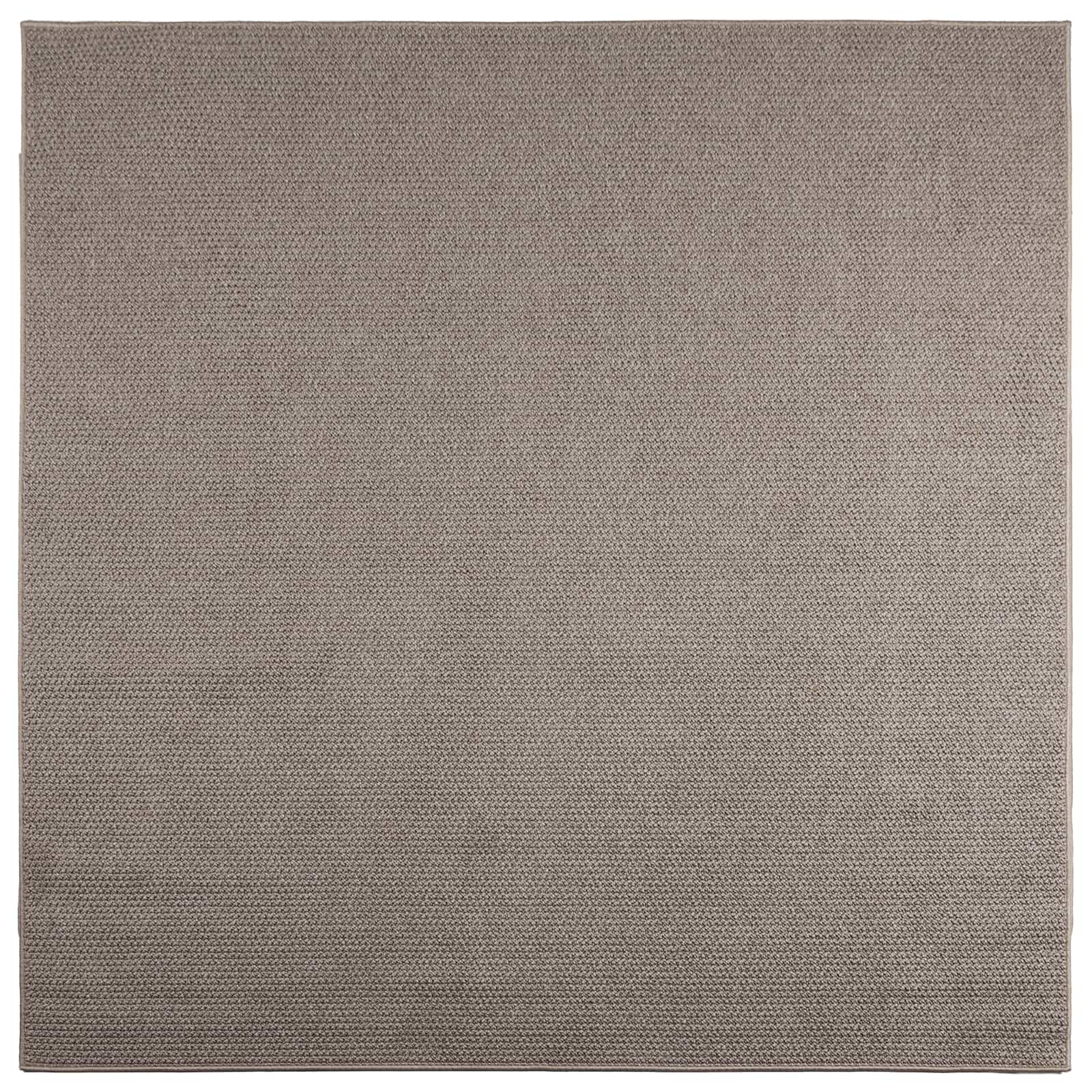 vidaXL Koberec do interiéru LUGO Krémová a taupe 240 x 240 cm
