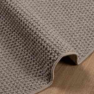 Kusové koberce Kulatý LUGO Krémová a Taupe Ø 120 CM Polyester - obrázek 6