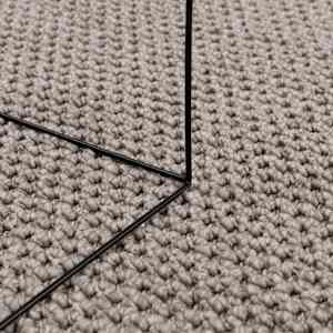 Kusové koberce Kulatý LUGO Krémová a Taupe Ø 160 CM Polyester - obrázek 5