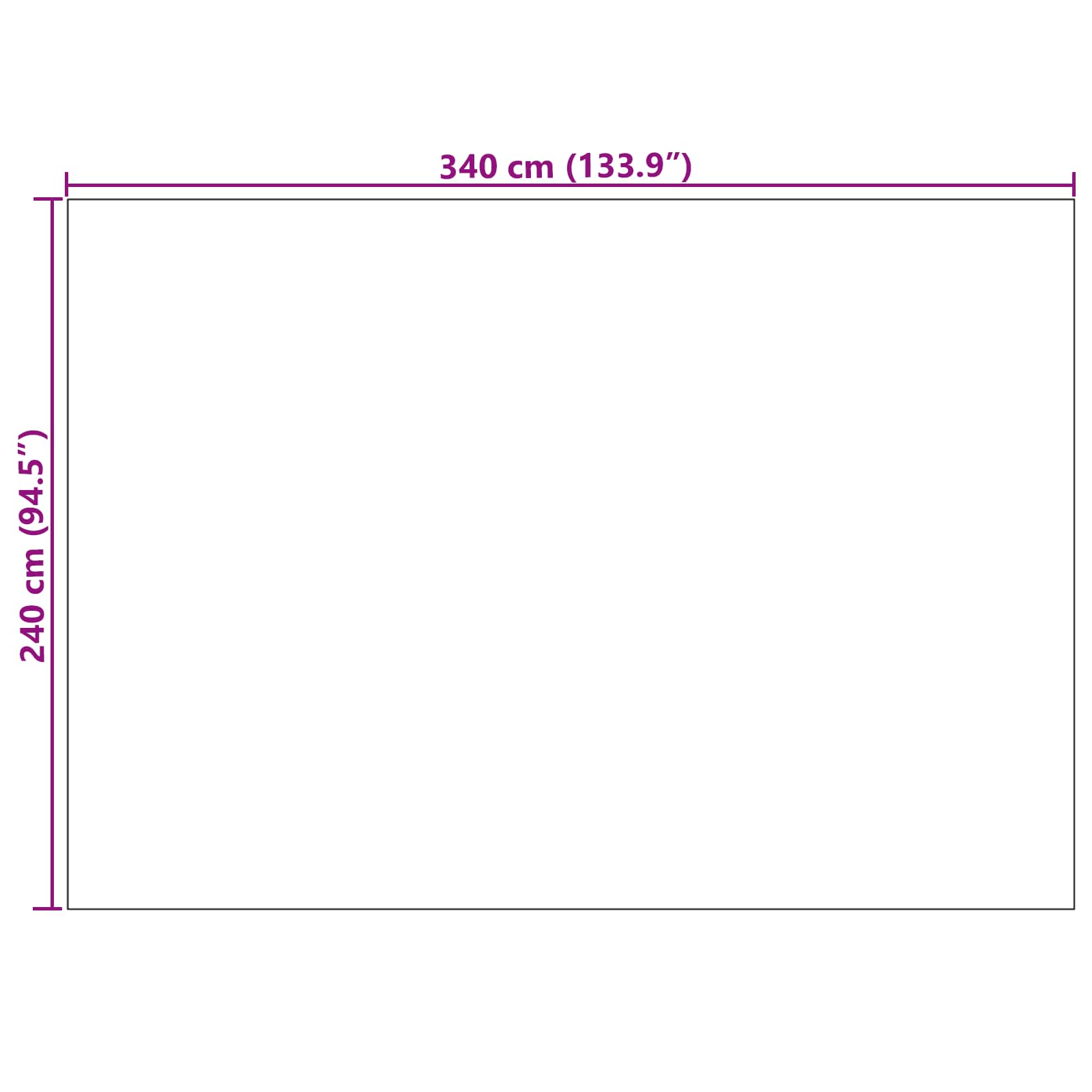 Vloerkleden HUARTE Crème en Grijs 340 x 240 cm Polyester image 8