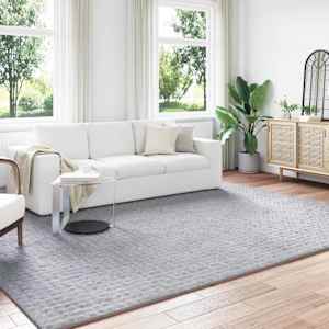 Kusové koberce Obdélníkový SIROLO Šedá 340 x 240 cm Polyester - obrázek 1