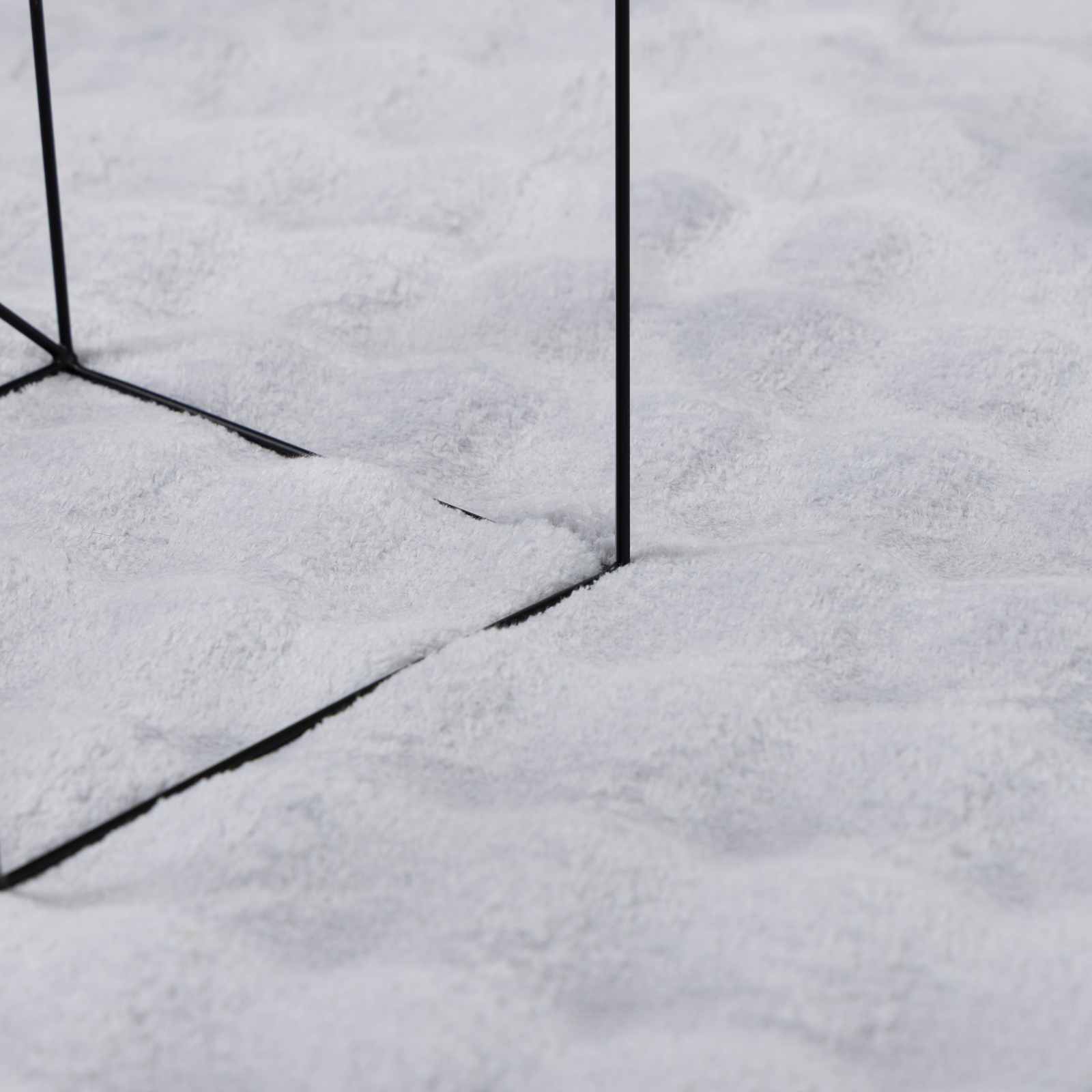 Килими за помещение Квадратна HUARTE Сив 200 x 200 cm Полиестер - Image 4