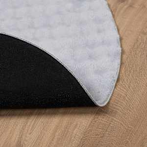 Kusové koberce Kulatý SIROLO Šedá Ø 200 CM Polyester - obrázek 4