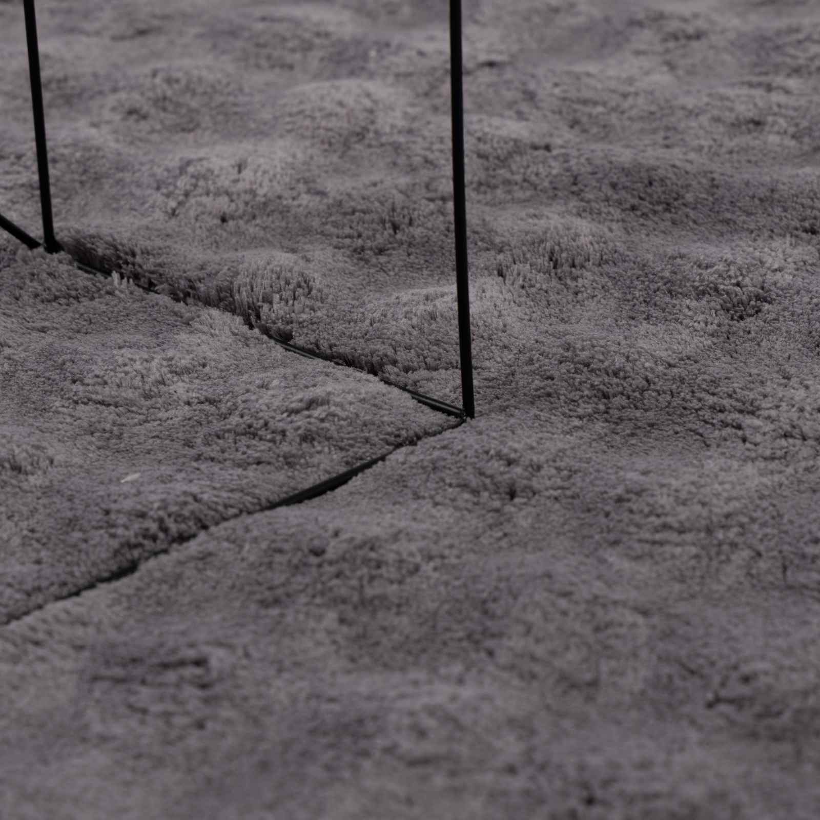 Vloerkleden Rechthoekig HUARTE Antraciet 280 x 200 cm Polyester image 6